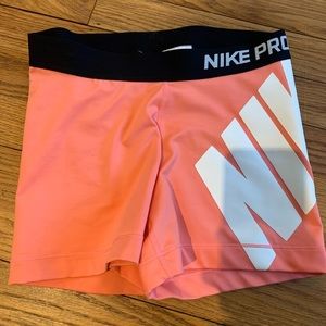 Pink Nike Pro Spandex